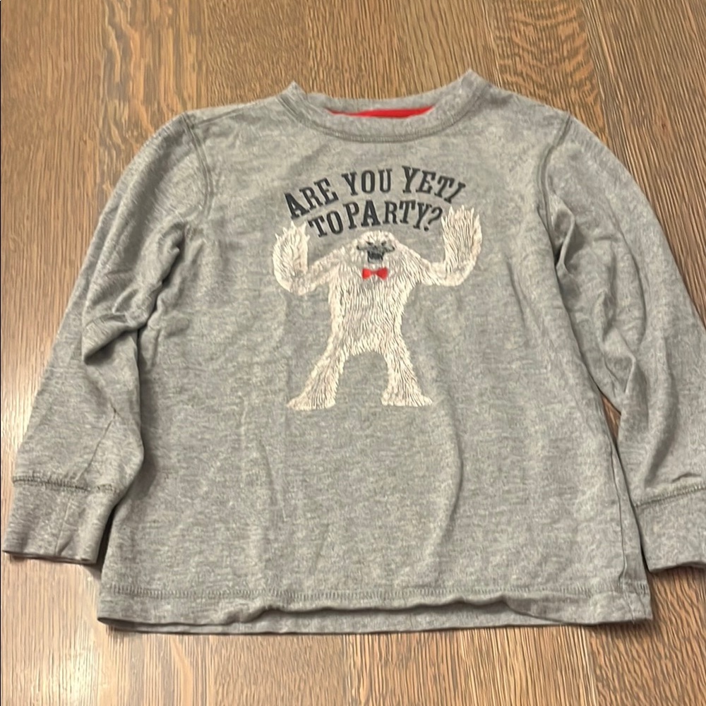 Gymboree Gray Yeti Party Shirt - Picture 1 of 3